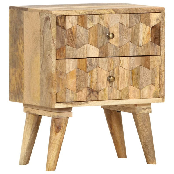 Bedside Tables Bedside Cabinet 40X30x50 Cm Solid Mango Wood