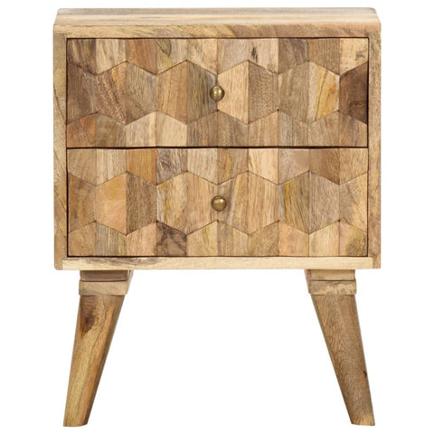 Bedside Tables Bedside Cabinet 40X30x50 Cm Solid Mango Wood