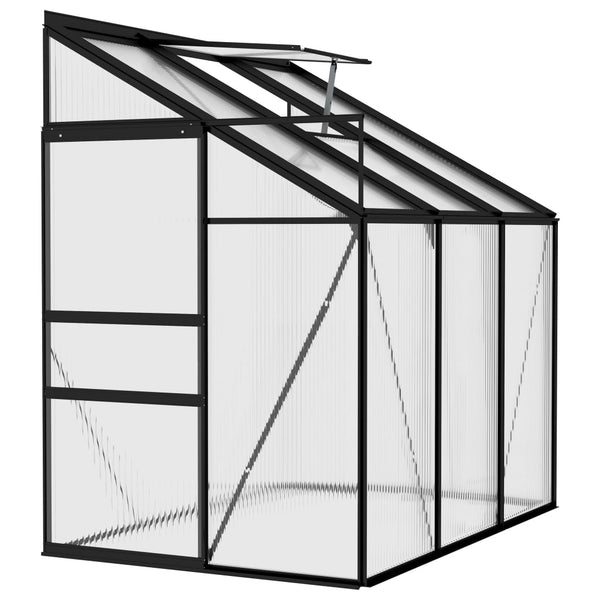 Greenhouse Anthracite Aluminium 3.8 M