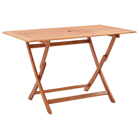 Patio & Garden Tables Folding Garden Table Solid Eucalyptus Wood