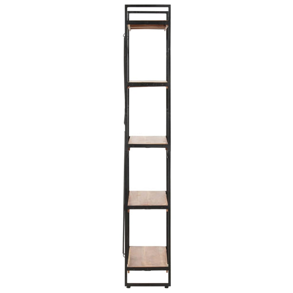 Bookshelves 5 Tier Bookcase 60X30x180 Cm Solid Acacia Wood