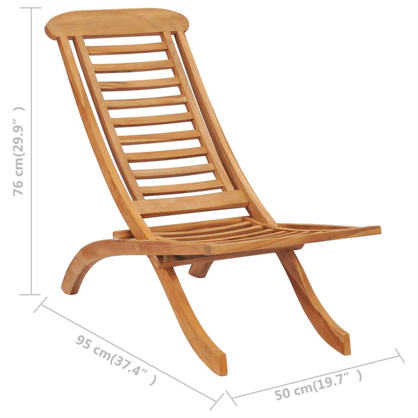 Patio Chairs Folding Garden Chair Solid Teak Wood