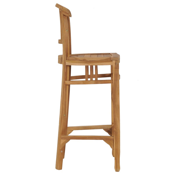 Benches Bar Stools Bar Stool Solid Teak Wood