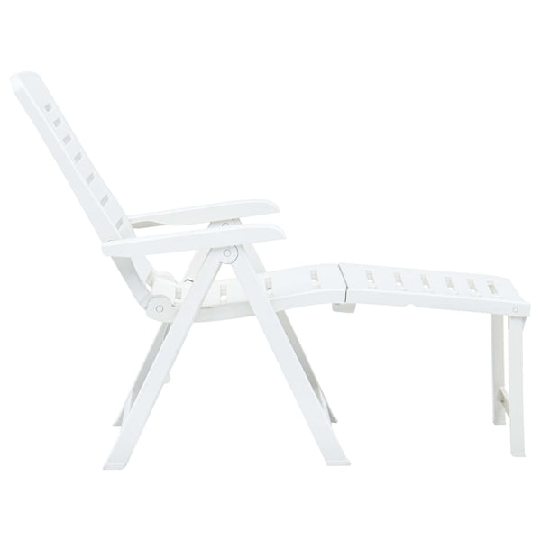 Folding Sun Lounger Plastic