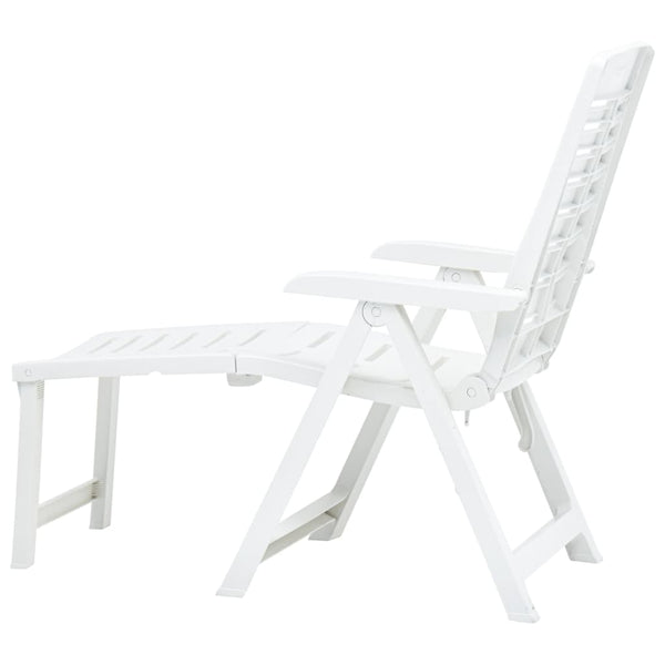 Folding Sun Lounger Plastic