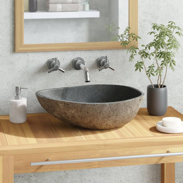 Kitchen Sinks Basin River Stone Oval 37 46 Cm