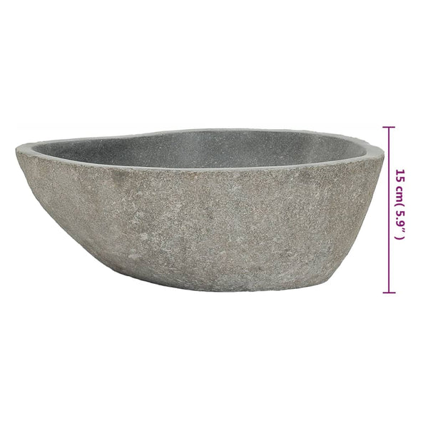 Kitchen Sinks Basin River Stone Oval 37 46 Cm