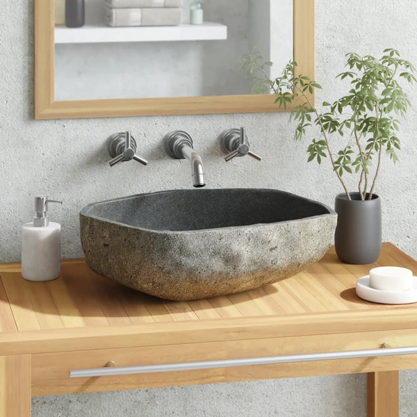 Bathroom Sinks Basin River Stone Oval 45 53 Cm