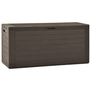 Storage Deck Boxes Garden Storage Box Brown 116X44x55 Cm