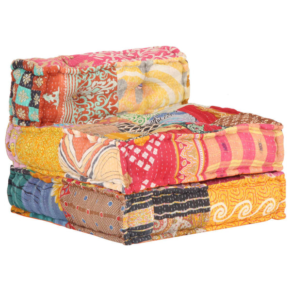 Ottomans, Footstools & Poufs Modular Pouffe Patchwork Fabric