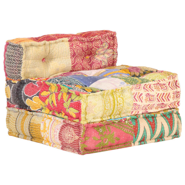 Ottomans, Footstools & Poufs Modular Pouffe Patchwork Fabric