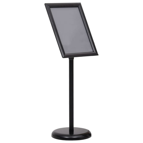 Restaurant Signs A3 Pedestal Poster Stand Black Aluminium Alloy