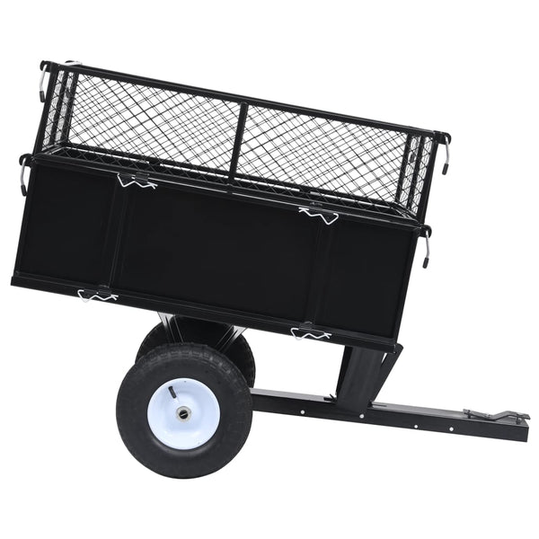 Lawn Mower Accessories Tipping Trailer For Lawn Mower 150 Kg Load