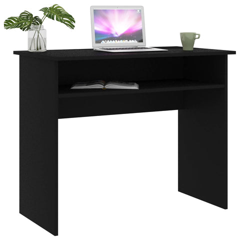 Home Office Desks Desk Black 90X50x74 Cm Engineered Wood