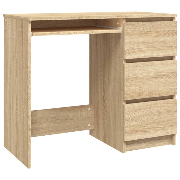 Home Office Desks Desk Sonoma Oak 90X45x76 Cm Engineered Wood