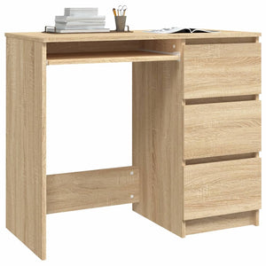 Home Office Desks Desk Sonoma Oak 90X45x76 Cm Engineered Wood