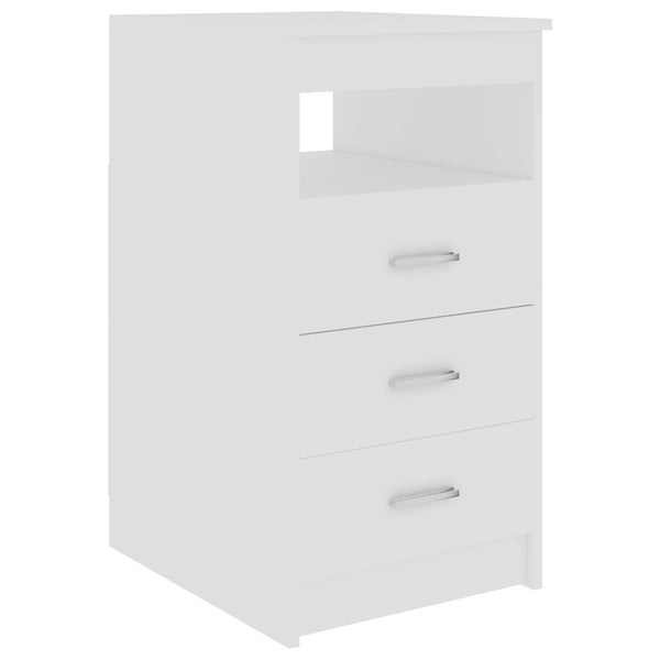 Cabinets & Cupboards Drawer Cabinet White 40X50x76 Cm Engineered Wood