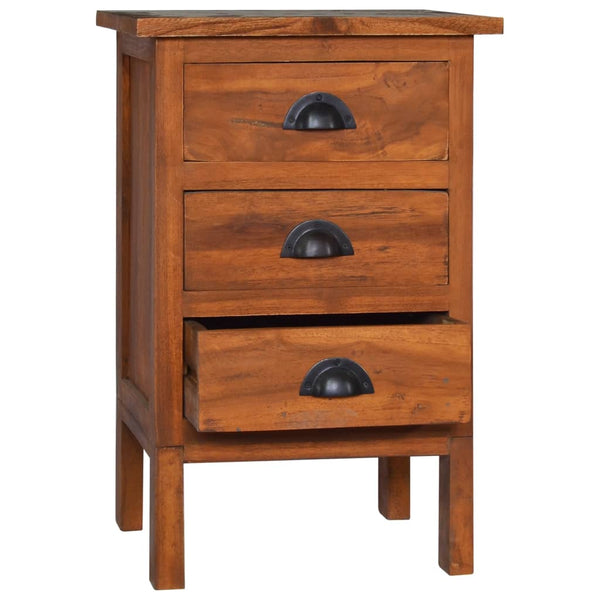 Bedside Tables Bedside Cabinet 40X35x60 Cm Solid Teak Wood