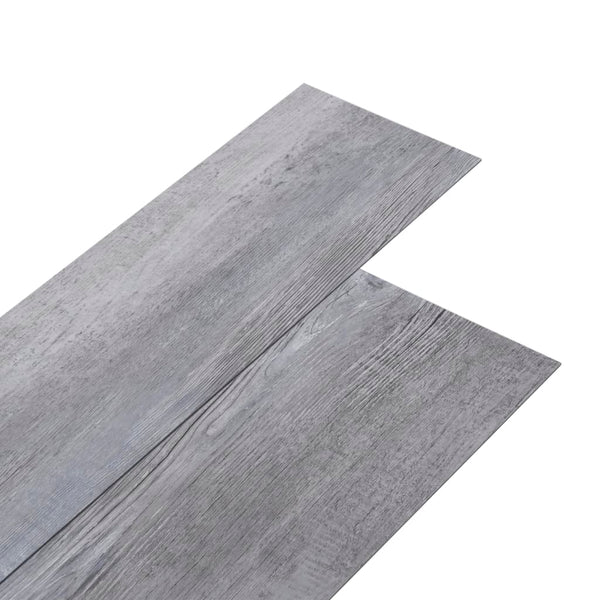 Laminate Flooring Pvc Flooring Planks 5.02 M Mm Self Adhesive Matt Wood Grey