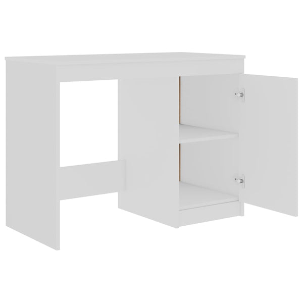 Home Office Desks Desk White 140X50x76 Cm Engineered Wood