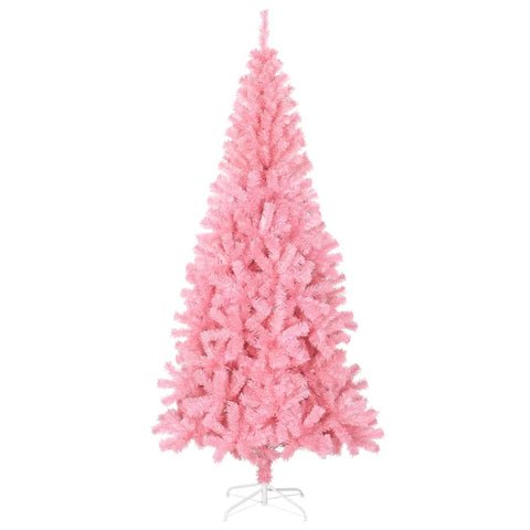 Seasonal Decorations Artificial Christmas Tree With Stand Pink 180 Cm Pvc