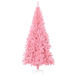 Seasonal Decorations Artificial Christmas Tree With Stand Pink 210 Cm Pvc