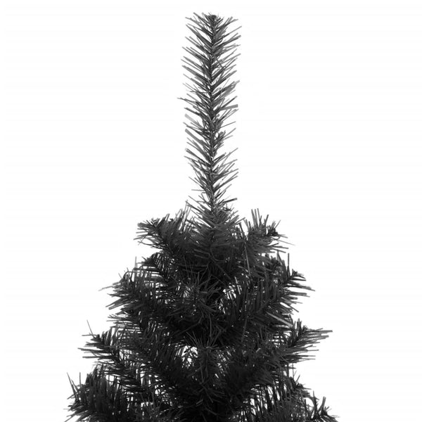 Seasonal Decorations Artificial Christmas Tree With Stand Black 150 Cm Pvc