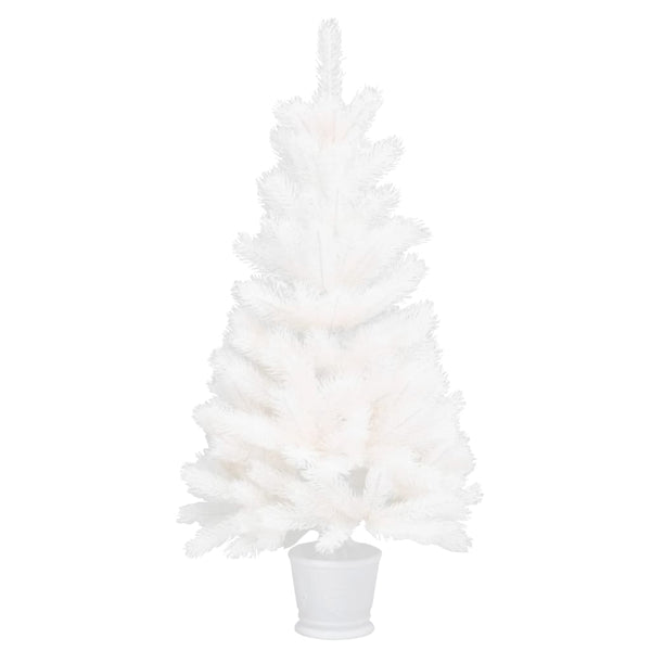 Seasonal Decorations Artificial Christmas Tree Lifelike Needles White 90 Cm