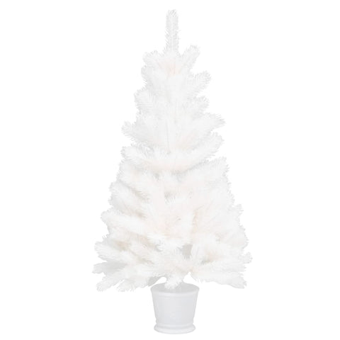 Seasonal Decorations Artificial Christmas Tree Lifelike Needles White 90 Cm