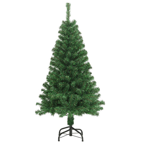 Seasonal Decorations Artificial Christmas Tree With Thick Branches Green 150 Cm Pvc