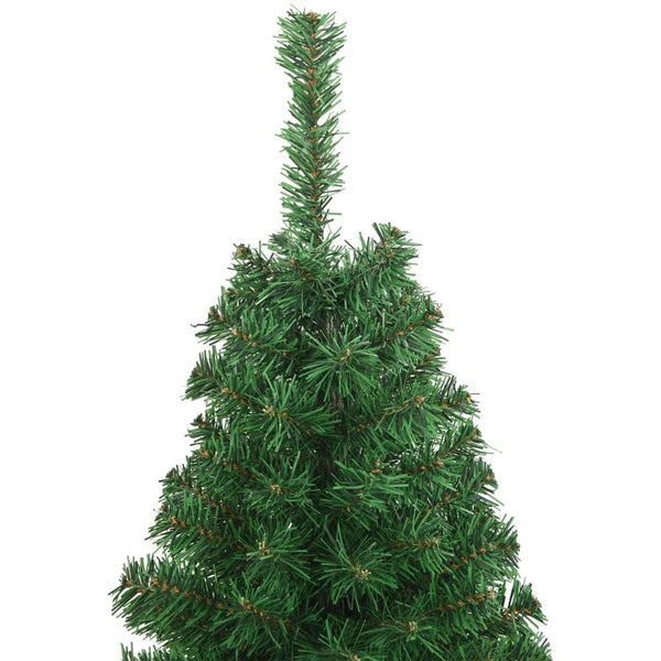 Seasonal Decorations Artificial Christmas Tree With Thick Branches Green 150 Cm Pvc