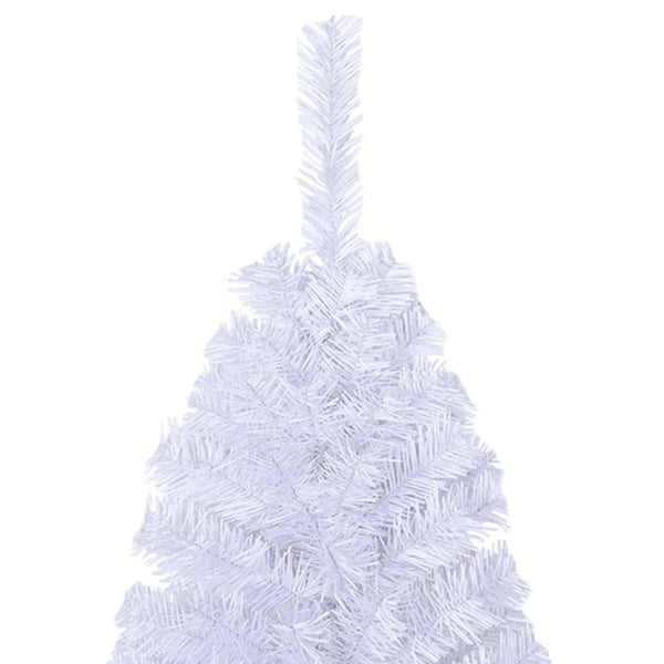 Seasonal Decorations Artificial Christmas Tree With Thick Branches White 150 Cm Pvc