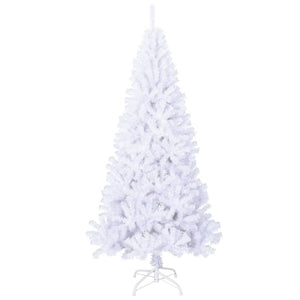 Seasonal Decorations Artificial Christmas Tree With Thick Branches White 180 Cm Pvc