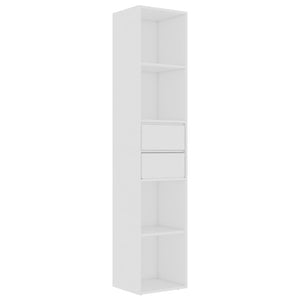 Bookshelves Book Cabinet White 36X30x171 Cm Engineered Wood