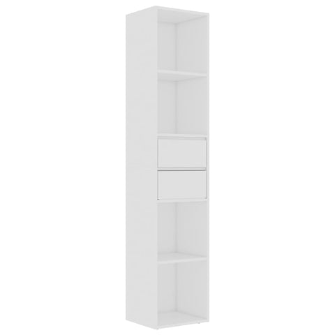 Bookshelves Book Cabinet White 36X30x171 Cm Engineered Wood