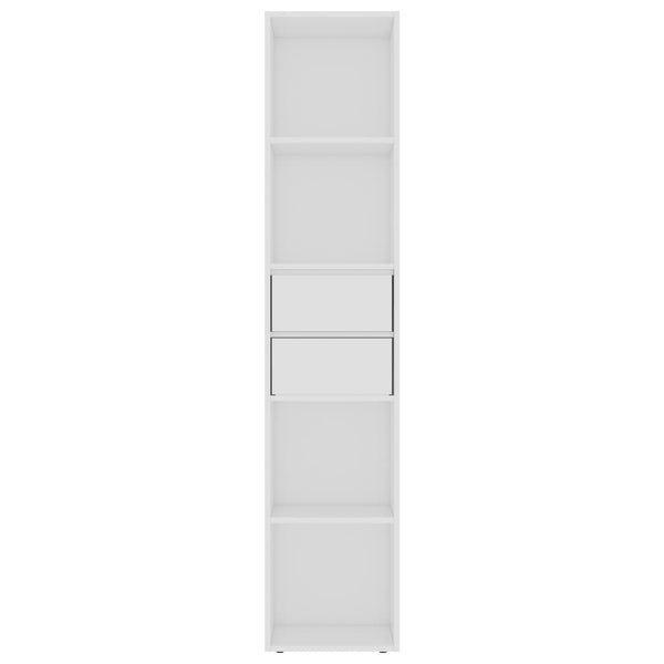 Bookshelves Book Cabinet White 36X30x171 Cm Engineered Wood