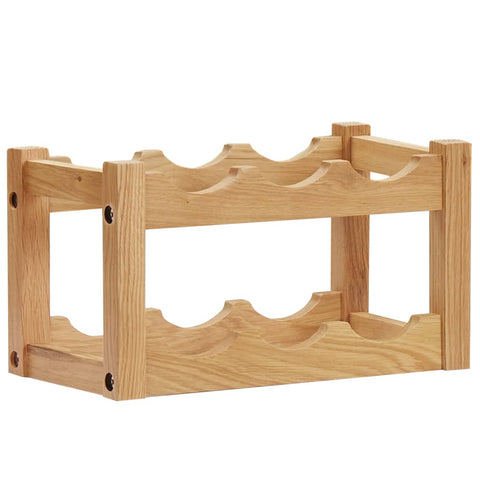 Racks Wine Rack For 6 Bottles 37X21x21 Cm Solid Oak Wood