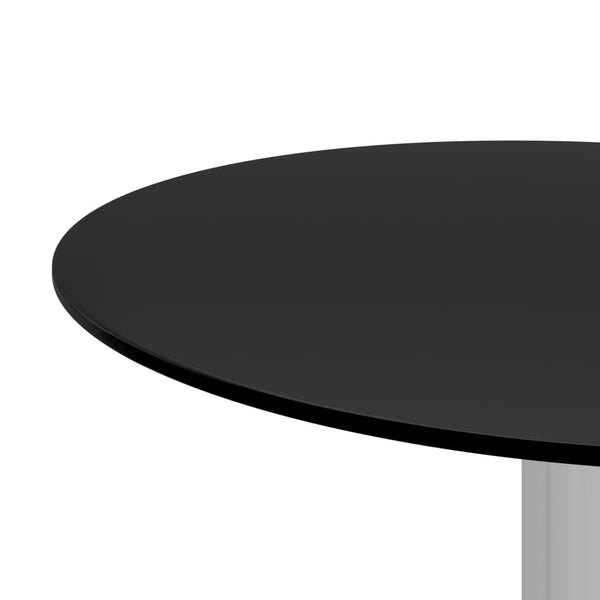 Coffee Tables Coffee Table Black 40 Cm Tempered Glass