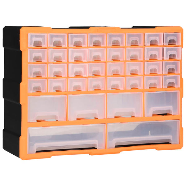 Tool Cabinets & Cupboards Multi Drawer Organiser With 40 Drawers 52X16x37.5 Cm