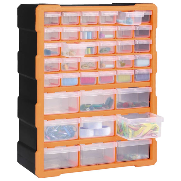 Tool Cabinets & Cupboards Multi Drawer Organiser With 39 Drawers 38X16x47 Cm