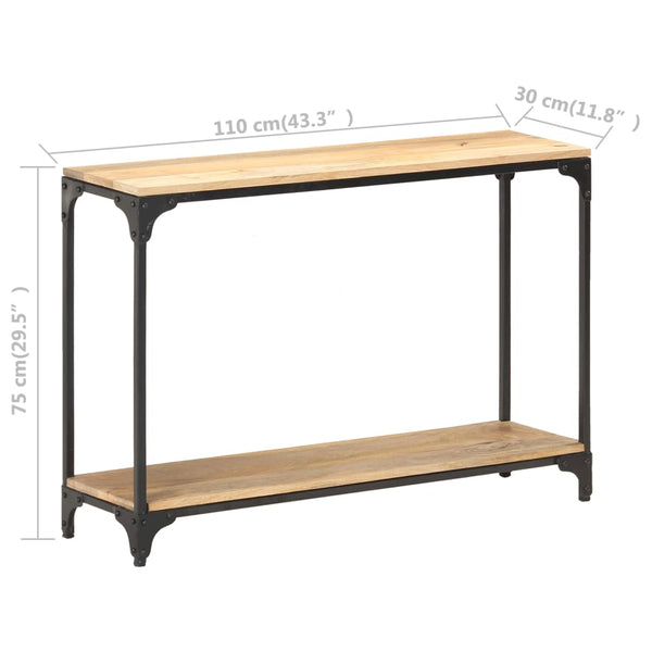 Tables Console Table 110X30x75 Cm Solid Mango Wood