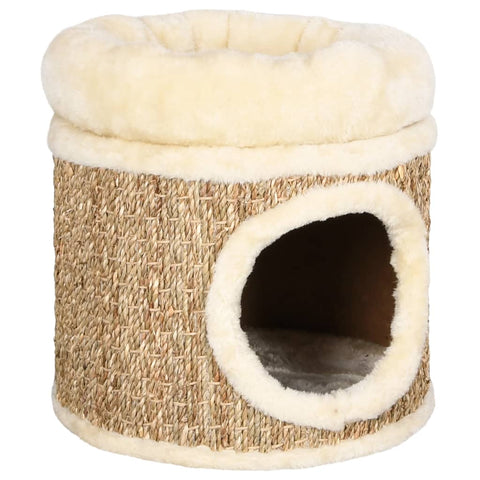 Cat Houses Cat House With Luxury Cushion 33 Cm Seagrass