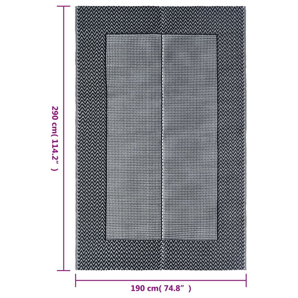 Door Mats & Floor Mats Outdoor Carpet Grey 190X290 Cm Pp