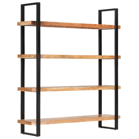 Bookshelves 4 Tier Bookcase 160X40x180 Cm Solid Acacia Wood