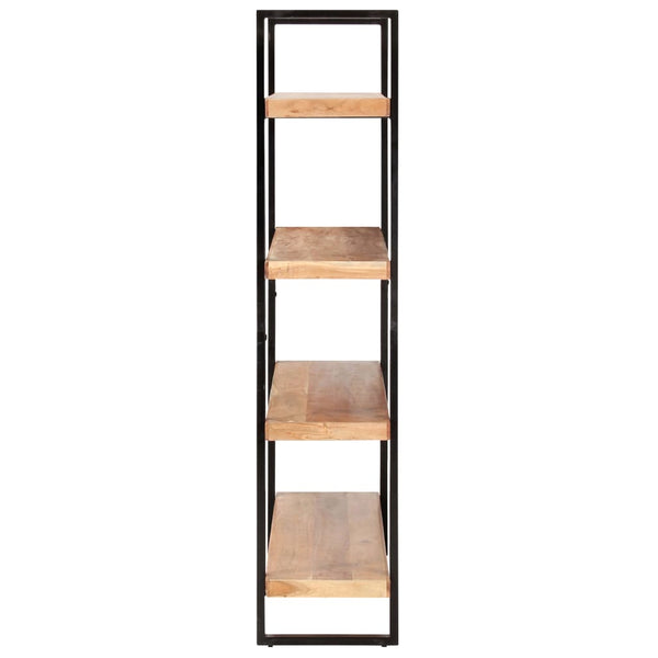 Bookshelves 4 Tier Bookcase 160X40x180 Cm Solid Acacia Wood