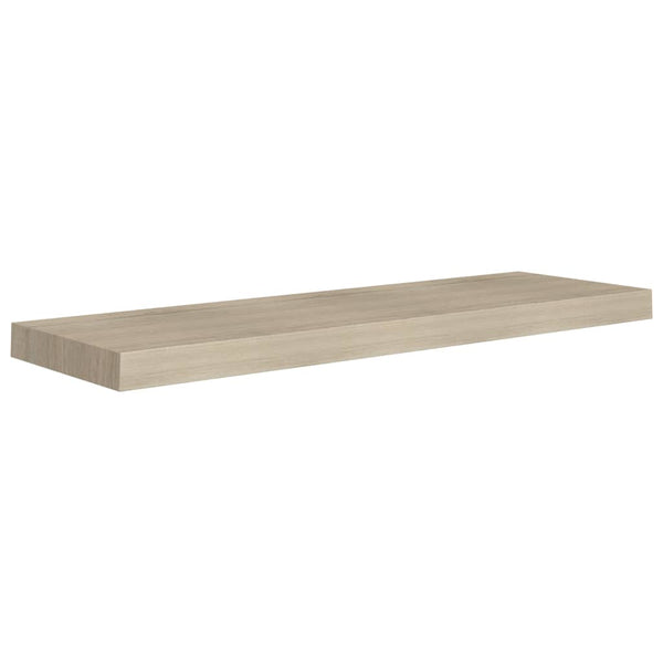 Bookshelves Floating Wall Shelves 2 Pcs Oak 80X23.5X3.8 Cm Mdf