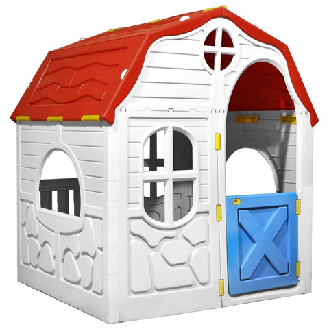 Cubby Houses Kids Foldable Playhouse With Working Door And Windows