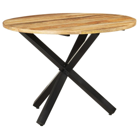 Dining Tables Dining Table Round 100X100x75 Cm Rough Mango Wood