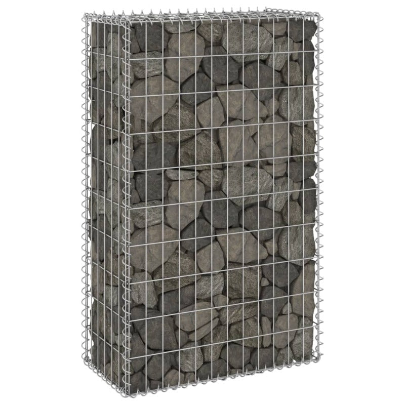 Gabion Baskets Gabion Wall With Covers Galvanised Steel 60X30x100 Cm