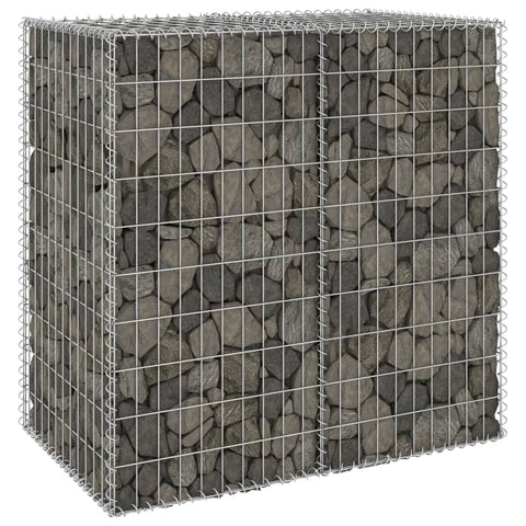 Gabion Baskets Gabion Wall With Covers Galvanised Steel 100X60x100 Cm